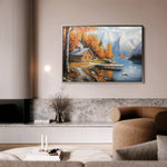 Landscape 189 Canvas Art 60 x 40 cm / Black