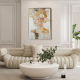 Portrait 189 Canvas Art 18" x 24" / 45 x 60 cm / Black