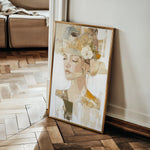 Portrait 189 Canvas Art 18" x 24" / 45 x 60 cm / Black