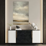 Abstract 1891 Canvas Art 18" x 24" / 45 x 60 cm / Black