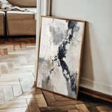 Abstract 1893 Canvas Art 18" x 24" / 45 x 60 cm / Black