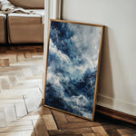 Abstract 1894 Canvas Art 18" x 24" / 45 x 60 cm / Black