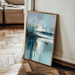 Abstract 1895 Canvas Art 18" x 24" / 45 x 60 cm / Black