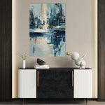 Abstract 1896 Canvas Art 60 x 40 cm / Black