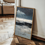 Abstract 1897 Canvas Art 18" x 24" / 45 x 60 cm / Black
