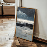 Abstract 1897 Canvas Art 18" x 24" / 45 x 60 cm / Black
