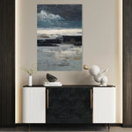 Abstract 1897 Canvas Art 60 x 40 cm / Black