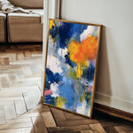Abstract 1898 Canvas Art 18" x 24" / 45 x 60 cm / Black