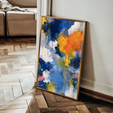 Abstract 1898 Canvas Art 18" x 24" / 45 x 60 cm / Black