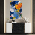 Abstract 1898 Canvas Art 18" x 24" / 45 x 60 cm / Black
