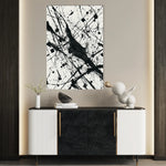 Abstract 1899 Canvas Art 18" x 24" / 45 x 60 cm / Black