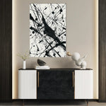 Abstract 1899 Canvas Art 60 x 40 cm / Black