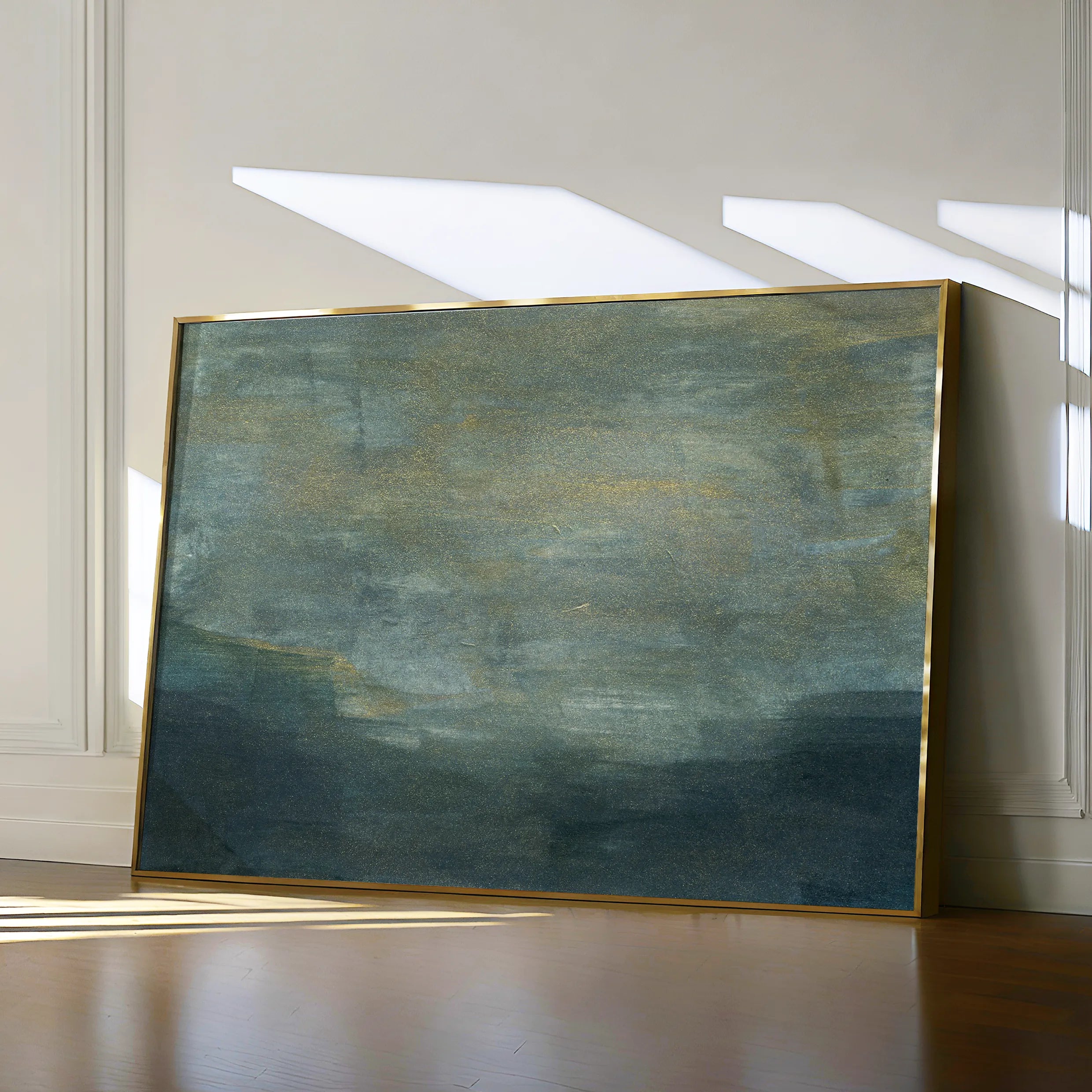 Abstract 190 Canvas Art 18" x 24" / 45 x 60 cm / Black
