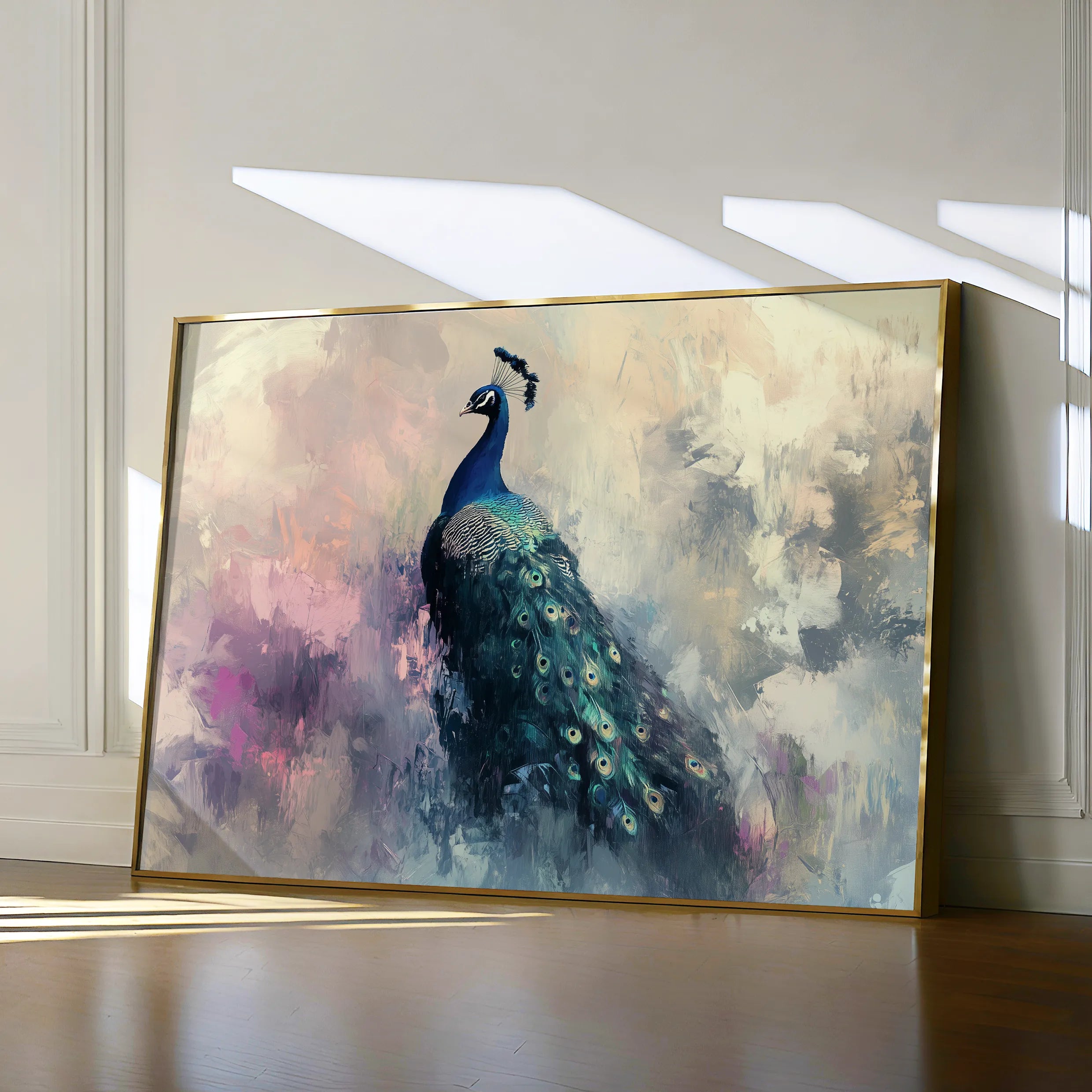 Animals 190 Canvas Art 18" x 24" / 45 x 60 cm / Black