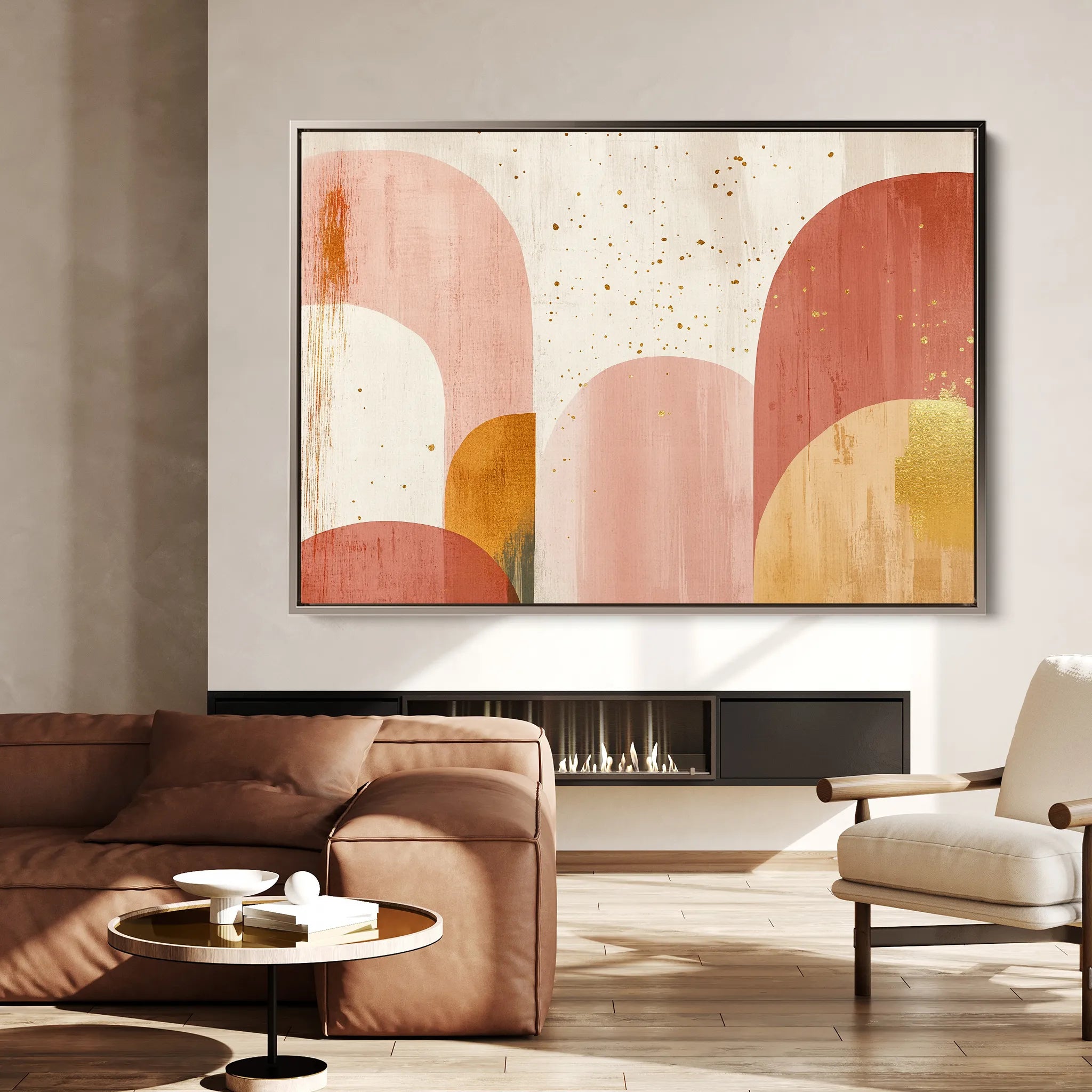 Boho 190 Canvas Art 18" x 24" / 45 x 60 cm / Black