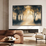 Landscape 190 Canvas Art 60 x 40 cm / Black