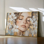 Portrait 190 Canvas Art 18" x 24" / 45 x 60 cm / Black