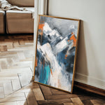 Abstract 1900 Canvas Art 18" x 24" / 45 x 60 cm / Black