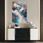 Abstract 1900 Canvas Art 18" x 24" / 45 x 60 cm / Black