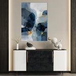 Abstract 1902 Canvas Art 18" x 24" / 45 x 60 cm / Black