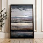 Abstract 1903 Canvas Art 18" x 24" / 45 x 60 cm / Black