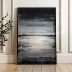 Abstract 1905 Canvas Art 18" x 24" / 45 x 60 cm / Black