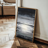 Abstract 1905 Canvas Art 18" x 24" / 45 x 60 cm / Black