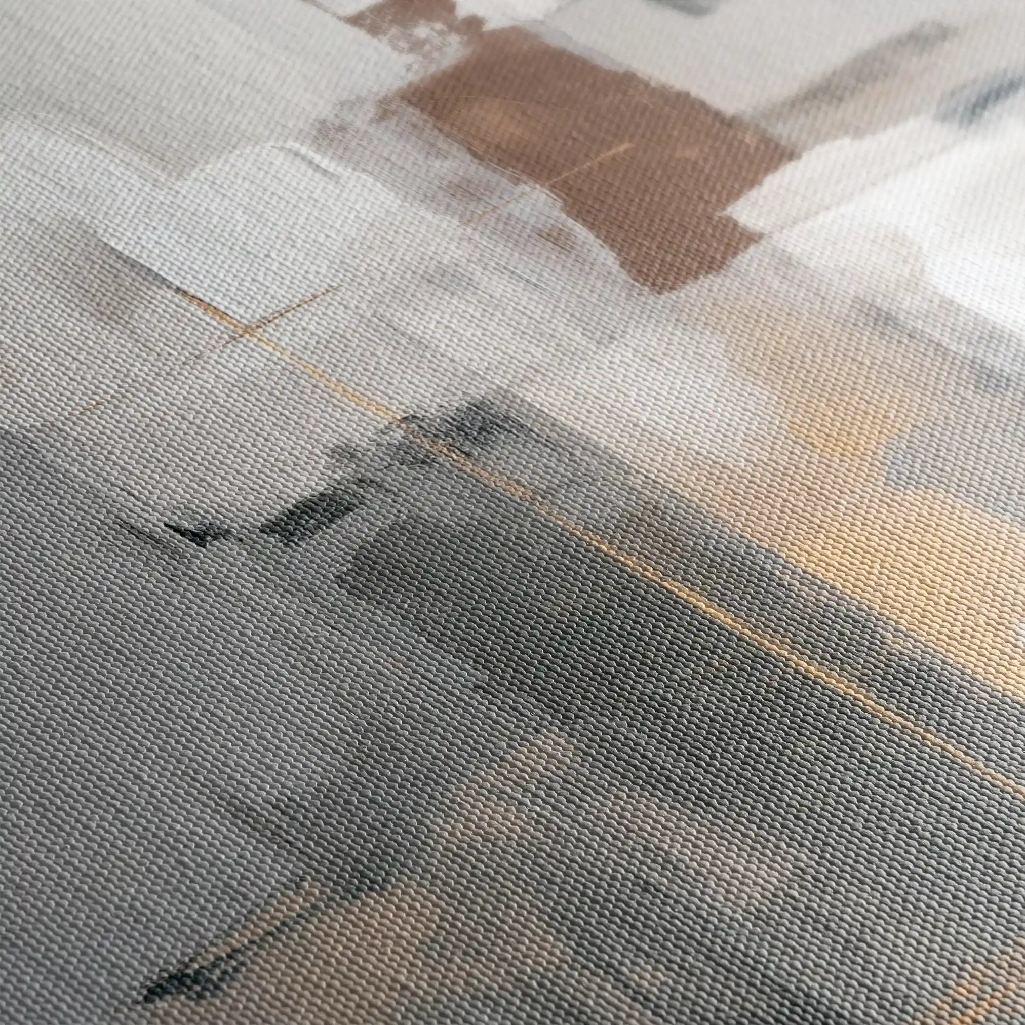 Abstract 1908 Canvas Art 60 x 40 cm / Black