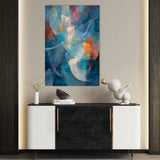 Abstract 1909 Canvas Art 18" x 24" / 45 x 60 cm / Black