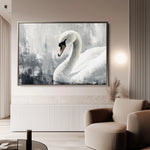 Animals 191 Canvas Art 18" x 24" / 45 x 60 cm / Black