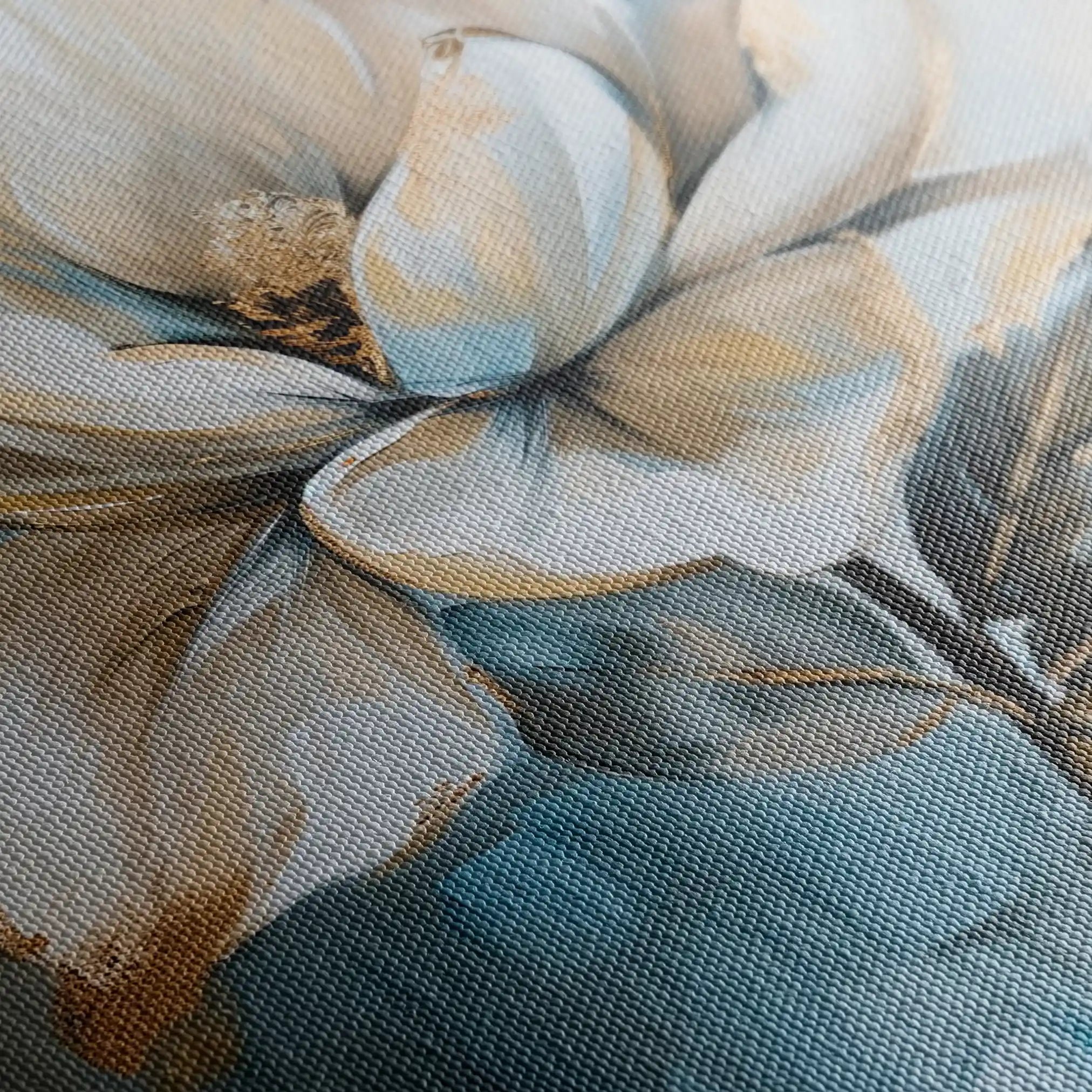 Floral 191 Canvas Art 60 x 40 cm / Black