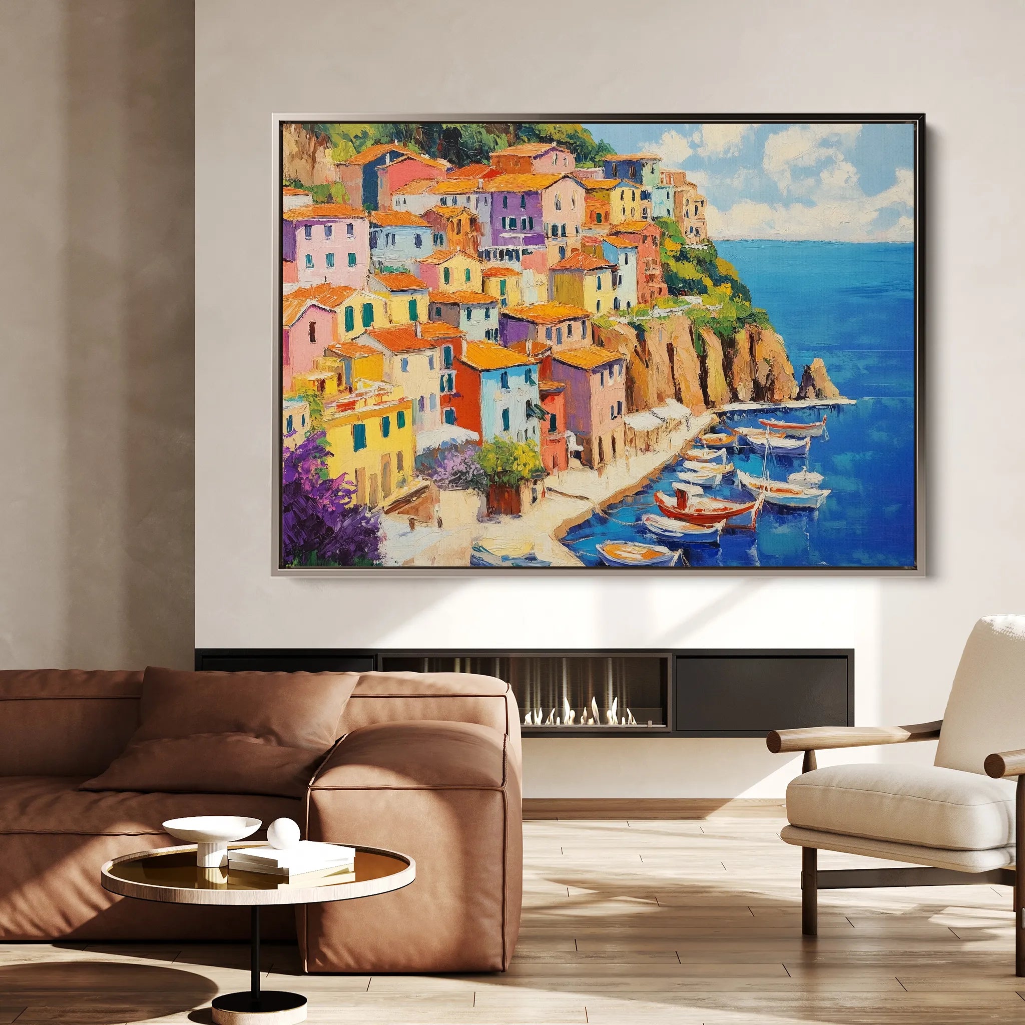 Landscape 191 Canvas Art 18" x 24" / 45 x 60 cm / Black