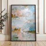 Abstract 1911 Canvas Art 18" x 24" / 45 x 60 cm / Black