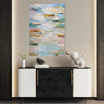 Abstract 1912 Canvas Art 60 x 40 cm / Black