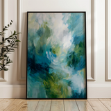 Abstract 1913 Canvas Art 18" x 24" / 45 x 60 cm / Black