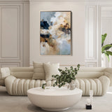 Abstract 1914 Canvas Art 18" x 24" / 45 x 60 cm / Black