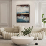 Abstract 1915 Canvas Art 60 x 40 cm / Black