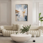 Abstract 1916 Canvas Art 18" x 24" / 45 x 60 cm / Black