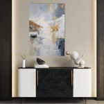 Abstract 1916 Canvas Art 18" x 24" / 45 x 60 cm / Black