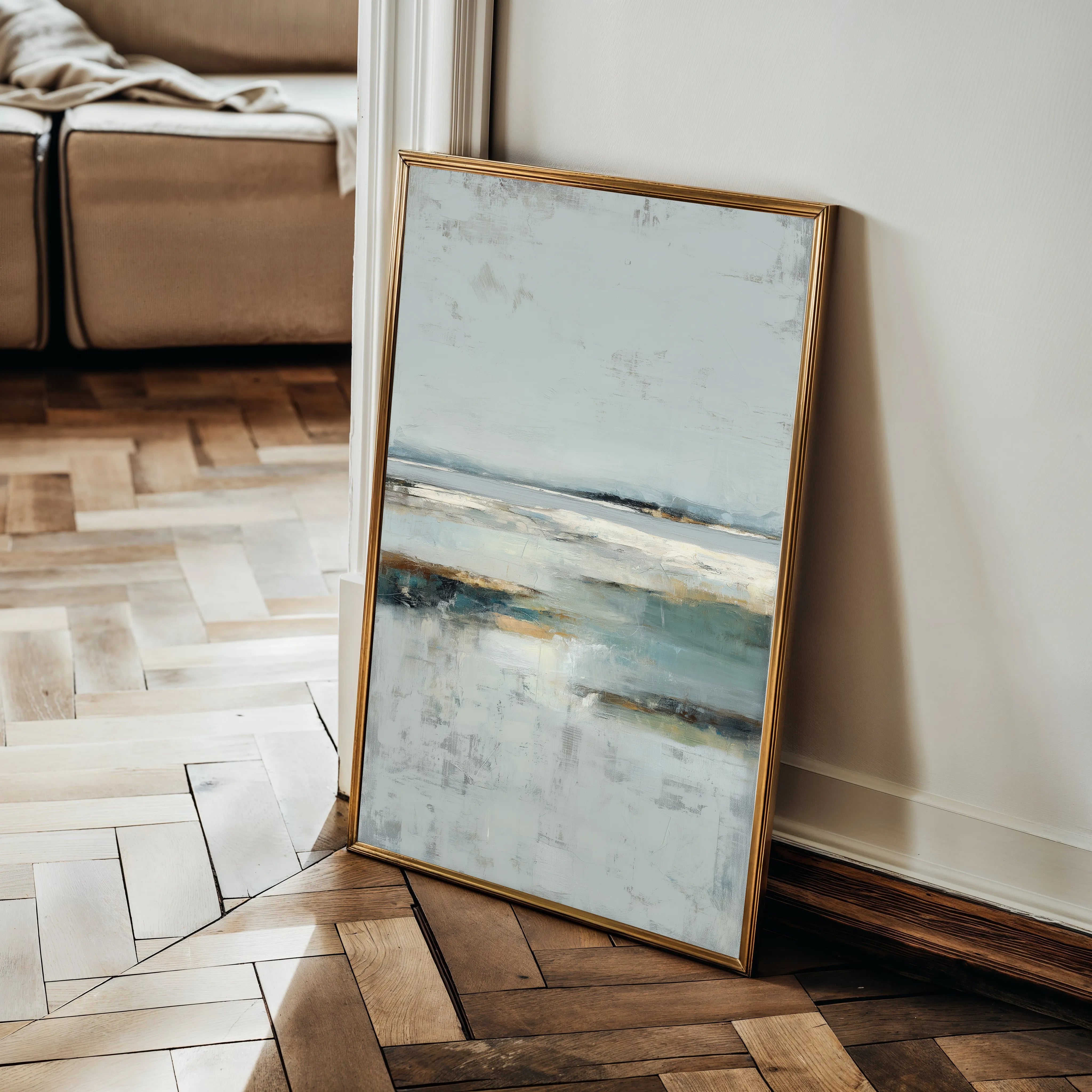 Abstract 1917 Canvas Art 18" x 24" / 45 x 60 cm / Black
