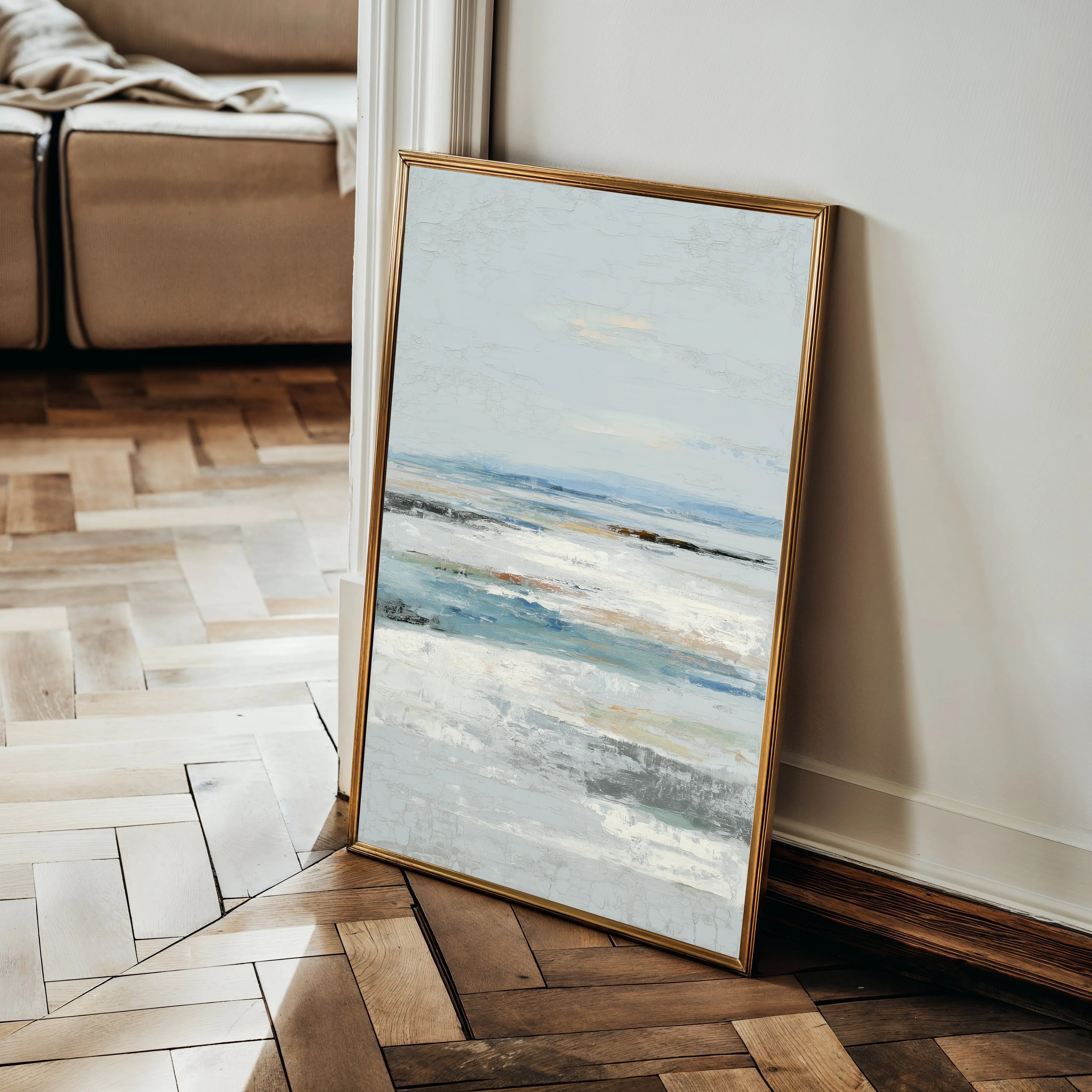 Abstract 1918 Canvas Art 18" x 24" / 45 x 60 cm / Black