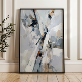 Abstract 1919 Canvas Art 18" x 24" / 45 x 60 cm / Black