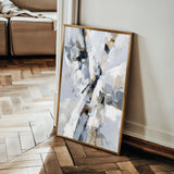 Abstract 1919 Canvas Art 18" x 24" / 45 x 60 cm / Black