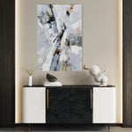 Abstract 1919 Canvas Art 18" x 24" / 45 x 60 cm / Black