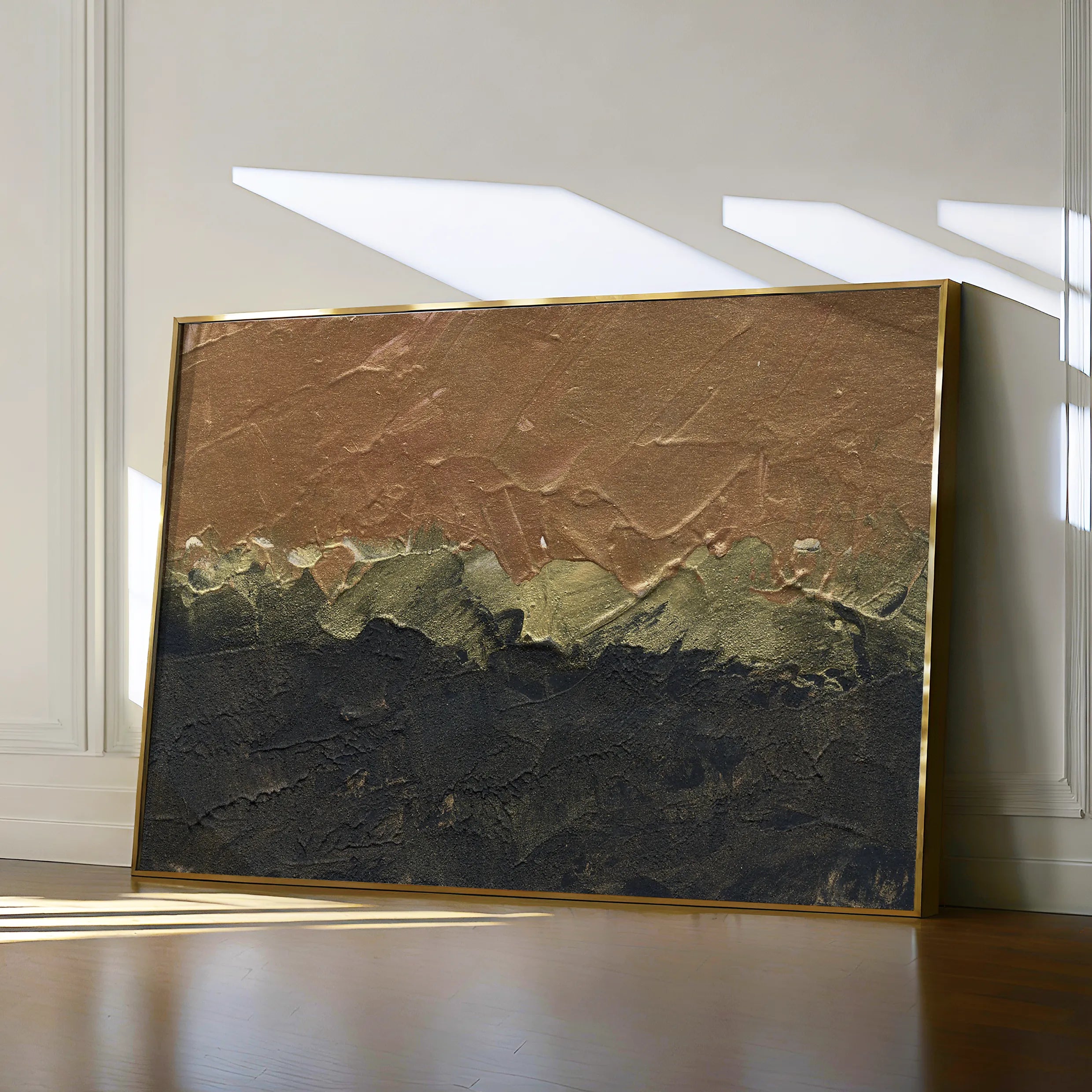 Abstract 192 Canvas Art 18" x 24" / 45 x 60 cm / Black