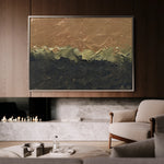 Abstract 192 Canvas Art 18" x 24" / 45 x 60 cm / Black