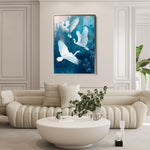 Animals 192 Canvas Art 18" x 24" / 45 x 60 cm / Black