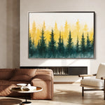 Landscape 192 Canvas Art 18" x 24" / 45 x 60 cm / Black