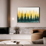 Landscape 192 Canvas Art 18" x 24" / 45 x 60 cm / Black