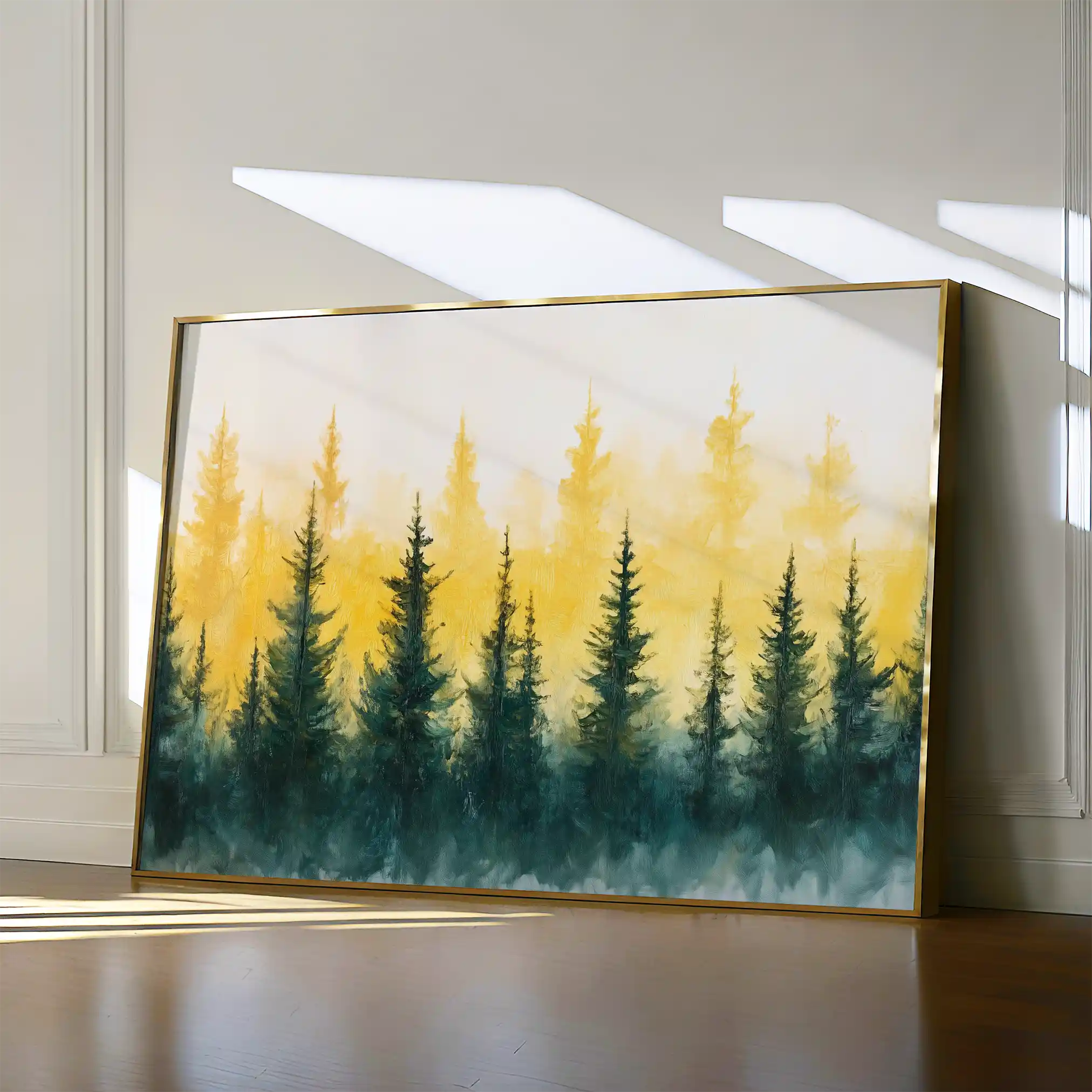Landscape 192 Canvas Art 60 x 40 cm / Black
